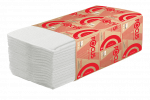 5049974 Листовые бумажные полотенца Focus Premium, 2 слоя, V сложение - 15 пачек по 200 листов