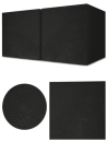 3314 Салфетки бумажные USMA черные двухслойные, 33х33 см, 1/4 сложения - 9 пачек по 200 листов