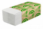 5049976 Листовые бумажные полотенца Focus Eco, 1 слой, V сложение - 15 пачек по 250 листов
