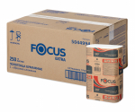 5069958 Листовые бумажные полотенца Focus Eco, 1 слой, Z сложение - 12 пачек по 250 листов