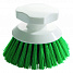 7522519 Ручная щетка с жесткой щетиной для мытья посуды и инвентаря 
DI Knob Brush, зеленая