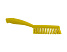 41956 Узкая ручная щетка с короткой ручкой Vikan желтая, 30 см, очень жесткий ворс