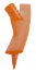 71607 Сверхгигиеничный сгон Vikan оранжевый, 60 см