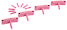10161 Крючки к настенным креплениям Vikan (1017 и 1018) розовые, 14 см, 4 шт