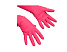 Vileda Professional - Резиновые перчатки многоцелевые, красные, размер L 100751